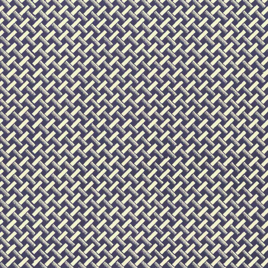 Blue Basket Weave Print Italian Paper ~ Carta Varese Italy